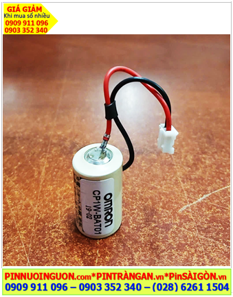 Omron CP1W-BAT01; Pin nuôi nguồn PLC Omron CP1W-BAT01 lithium 3v 1/2AA 950mAh (NHẬT)